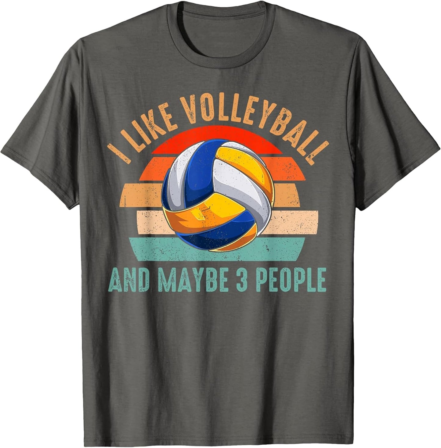 mb I Like Volleyball and Maybe 3 People Vintage Sports Lover