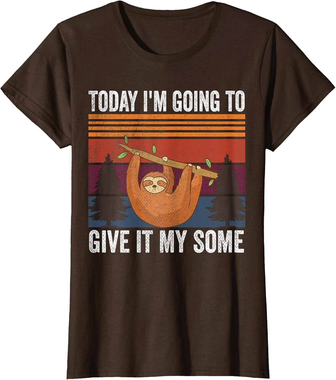 Today I'm Going to Give It My Some Sloth Vintage Camping