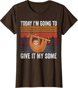 Today I'm Going to Give It My Some Sloth Vintage Camping