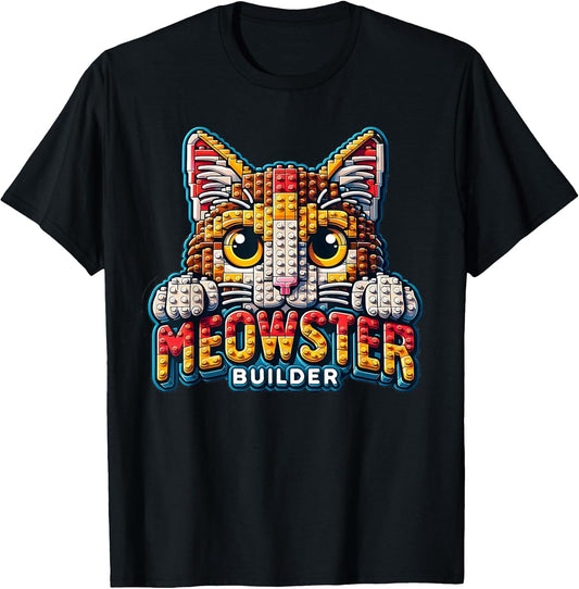 Play Building Blocks Cat Kids Boys Meowster Brick Builder