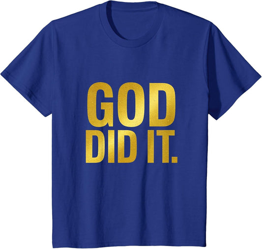 God Did It Christian Testimony Faith Praise Gospel