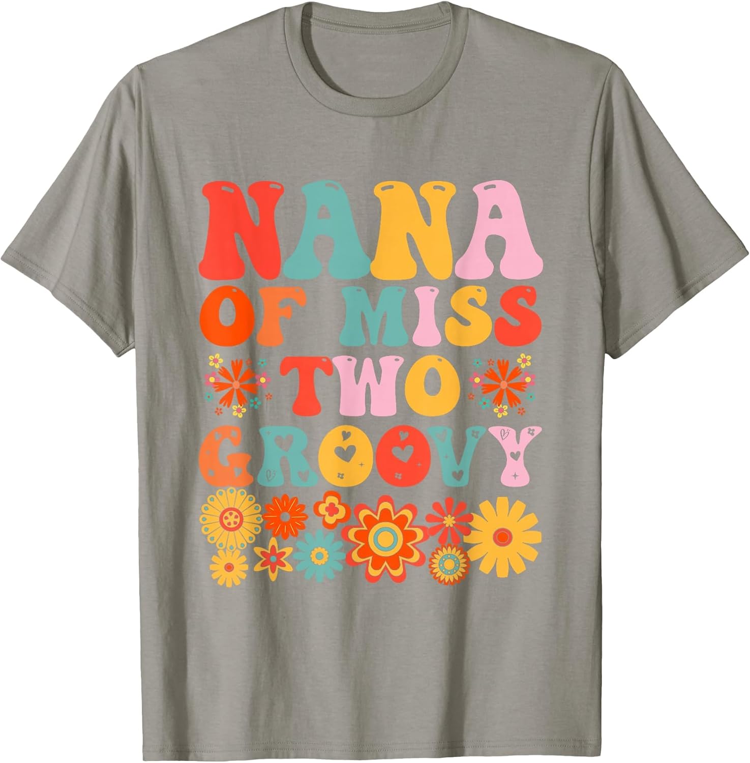 Nana Second Birthday Two Groovy 2nd Bday Matching Family