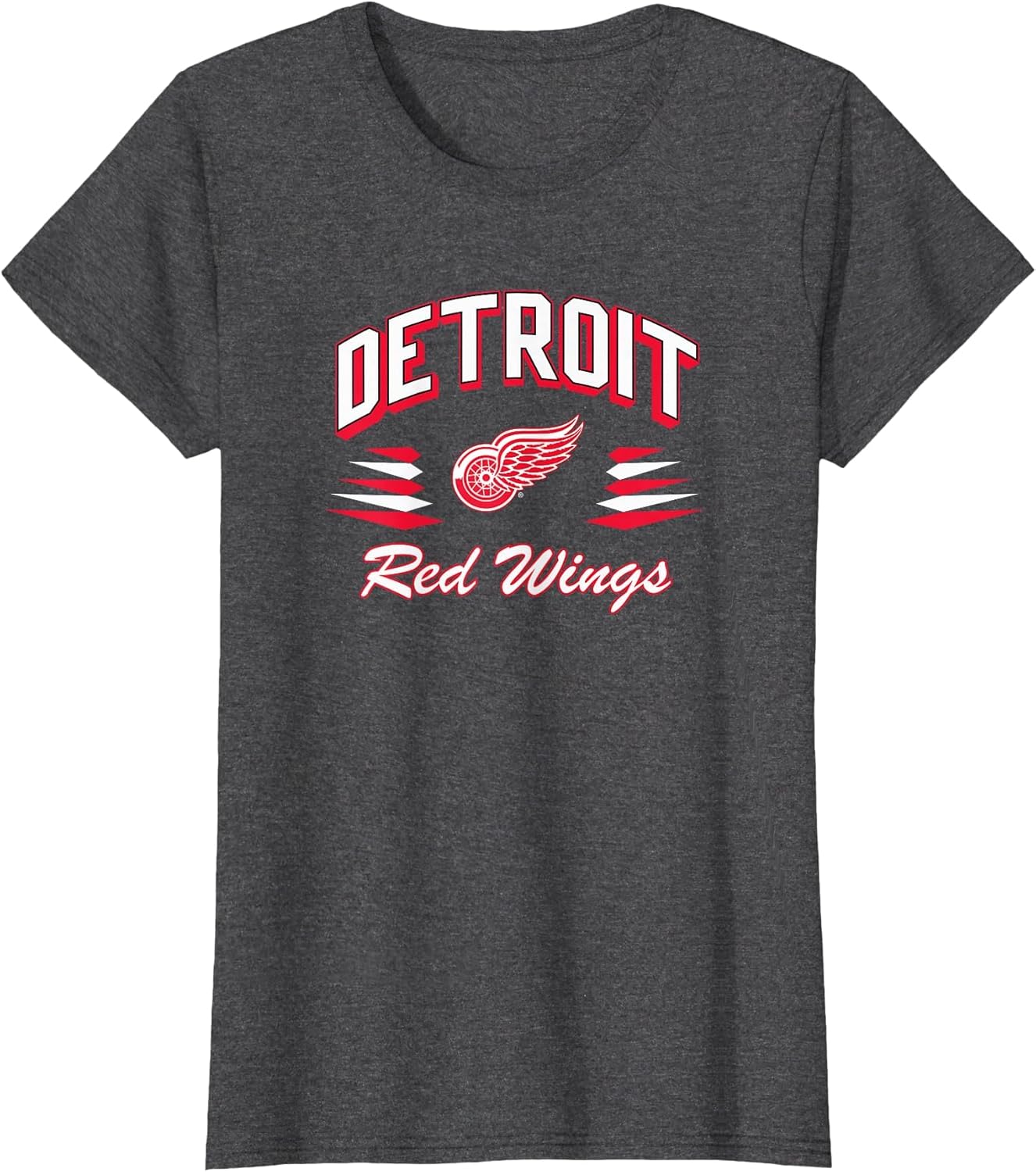 Detroit Red Wings Retro Diamond Dark Heather Licensed