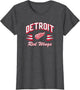 Detroit Red Wings Retro Diamond Dark Heather Licensed