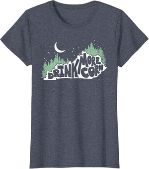 Drink More Corn Kentucky Trees & Moon Outdoor Moonshine