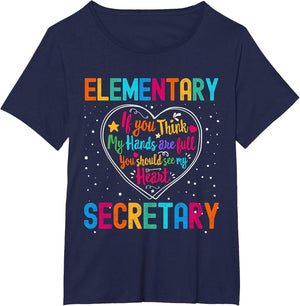 Elementary Secretary Appreciation Week Back to School Heart