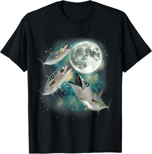 Three Mackerel Moon | 3 Fish Howling Meme Parody Cursed