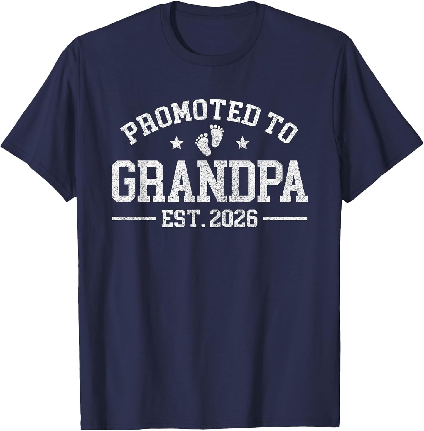 Promoted to Grandpa est. 2026 Grandparents Baby Announcement