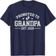 Promoted to Grandpa est. 2026 Grandparents Baby Announcement