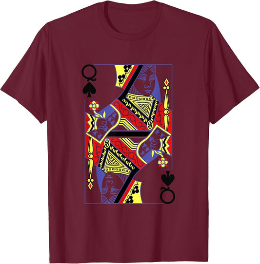 Queen of Spades Royal Flush Costume Halloween Playing Cards