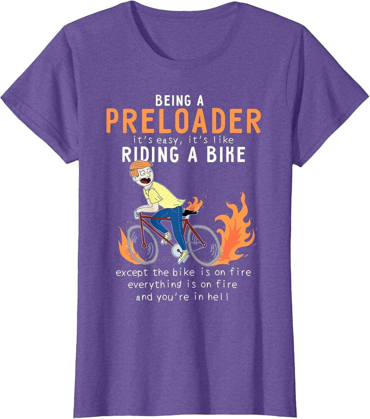 PRELOADER Like Riding Bike Cyclist Funny