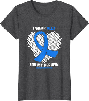 I Wear Blue for My Nephew Colon Cancer Awareness