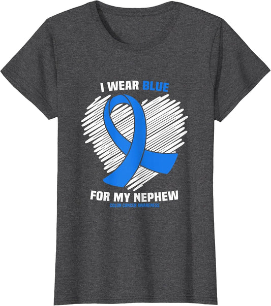 I Wear Blue for My Nephew Colon Cancer Awareness