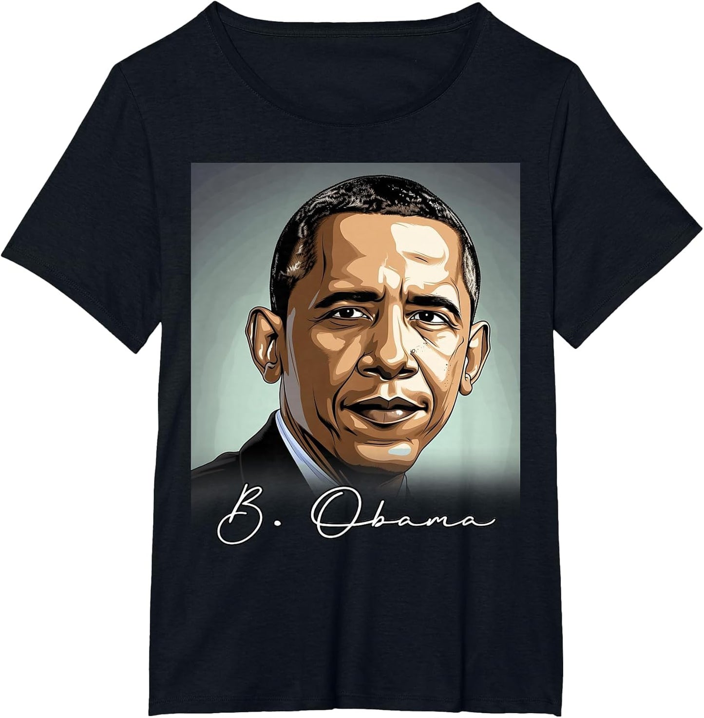 Portrait Barack Obama President Patriotic