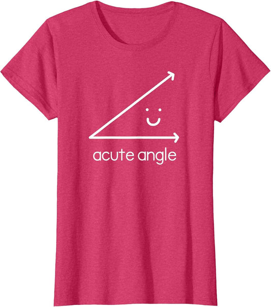 Acute Angle - Cute Funny Math Teacher