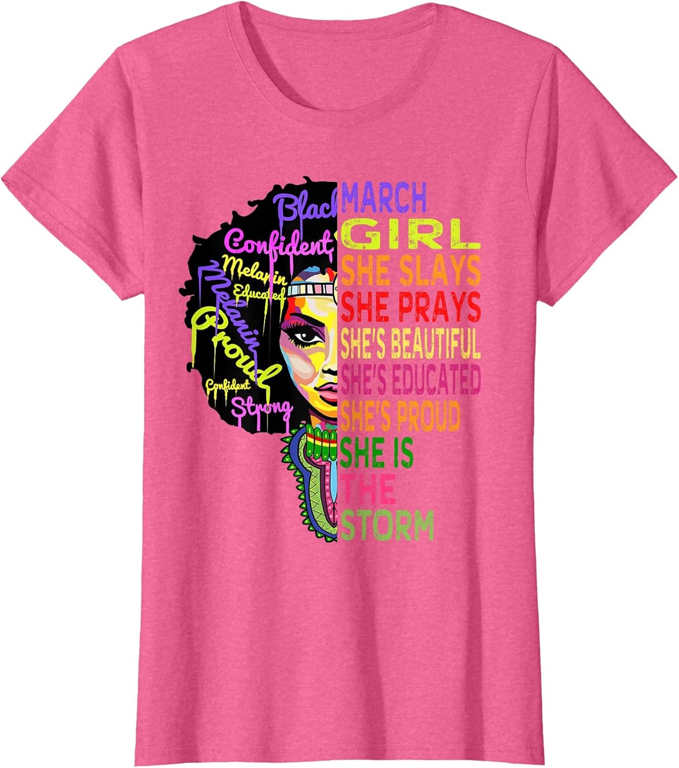 March Birthday Girl Queens are Born in March Shirt
