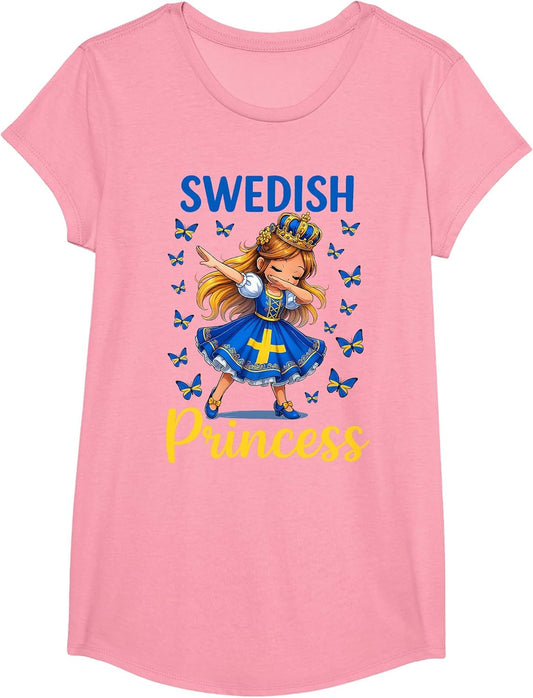 Swedish Princess Dabbing Girl National Dress Culture Girls