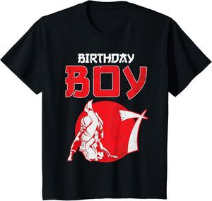 Brazilian Jiu-Jitsu 7 Years Old Birthday Martial Arts Boys