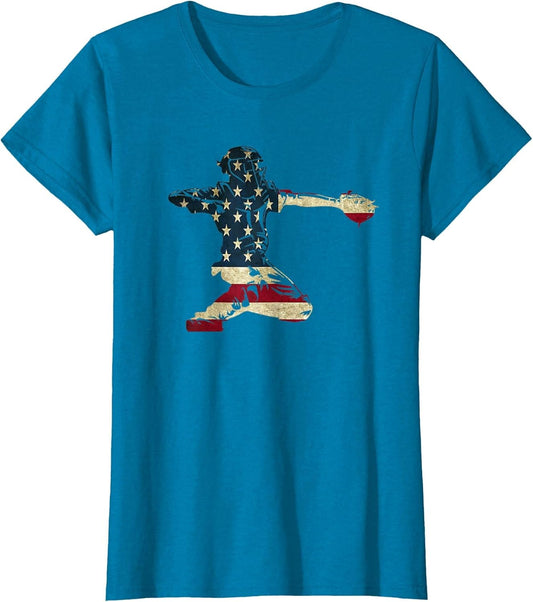Baseball Catchers Gear USA American Flag Baseballin Sports