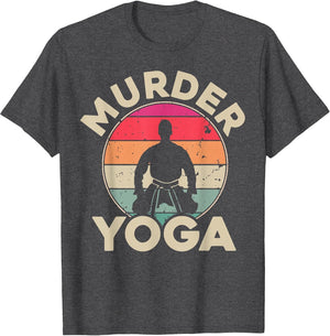 Vintage Jiu Jitsu Shirt Brazilian Jiu Jitsu Murder Yoga BJJ