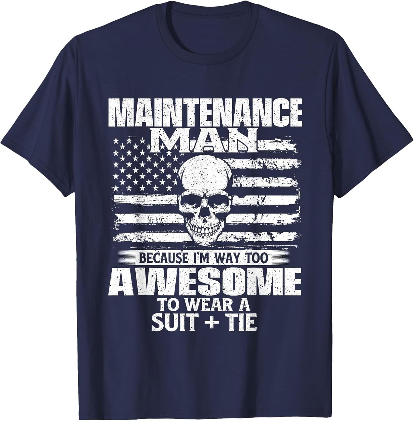 Maintenance Man - USA Flag Repair Worker Repairman Handyman