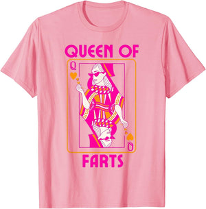 Queen of Farts Funny Playing Card Humor for Adults Squad