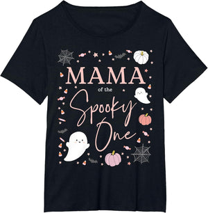 Mama of The Spooky One Girl First Birthday Pink Halloween