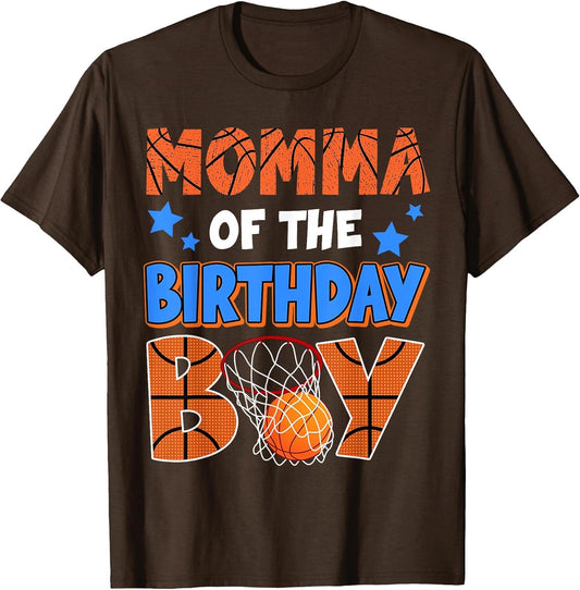 Basketball Momma of The Birthday Boy Family Matching