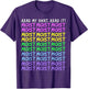 Moist Word Funny Read My Shirt for Moisture and Moist Lover