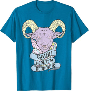 Satan Respects Pronouns Goat