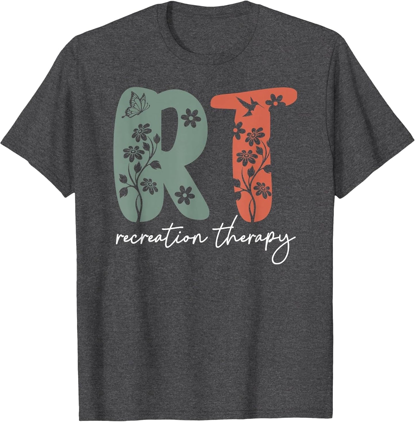 Retro Floral RT Recreation Therapy Recreational Therapist