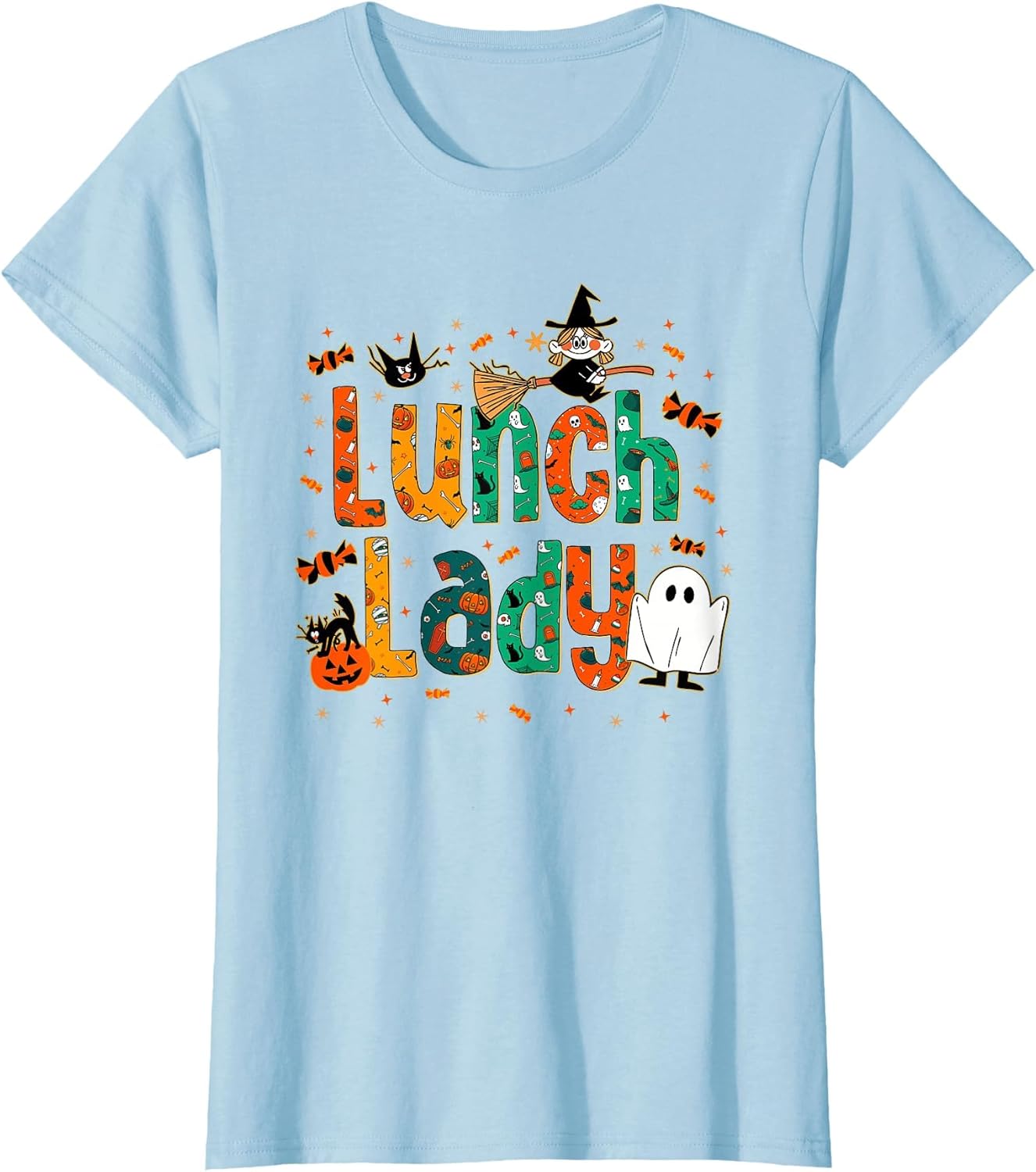 Halloween Lunch Lady Cafeteria Spooky Lunch Lady Halloween