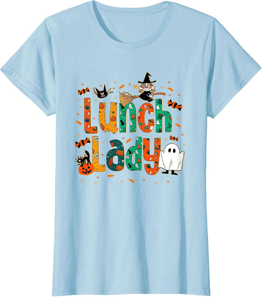 Halloween Lunch Lady Cafeteria Spooky Lunch Lady Halloween