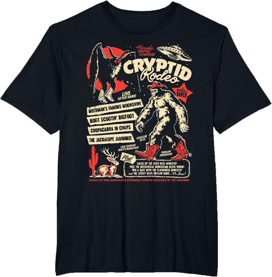 Cryptid Rodeo Mothman Chupacabra Jackalope Cowboy Halloween