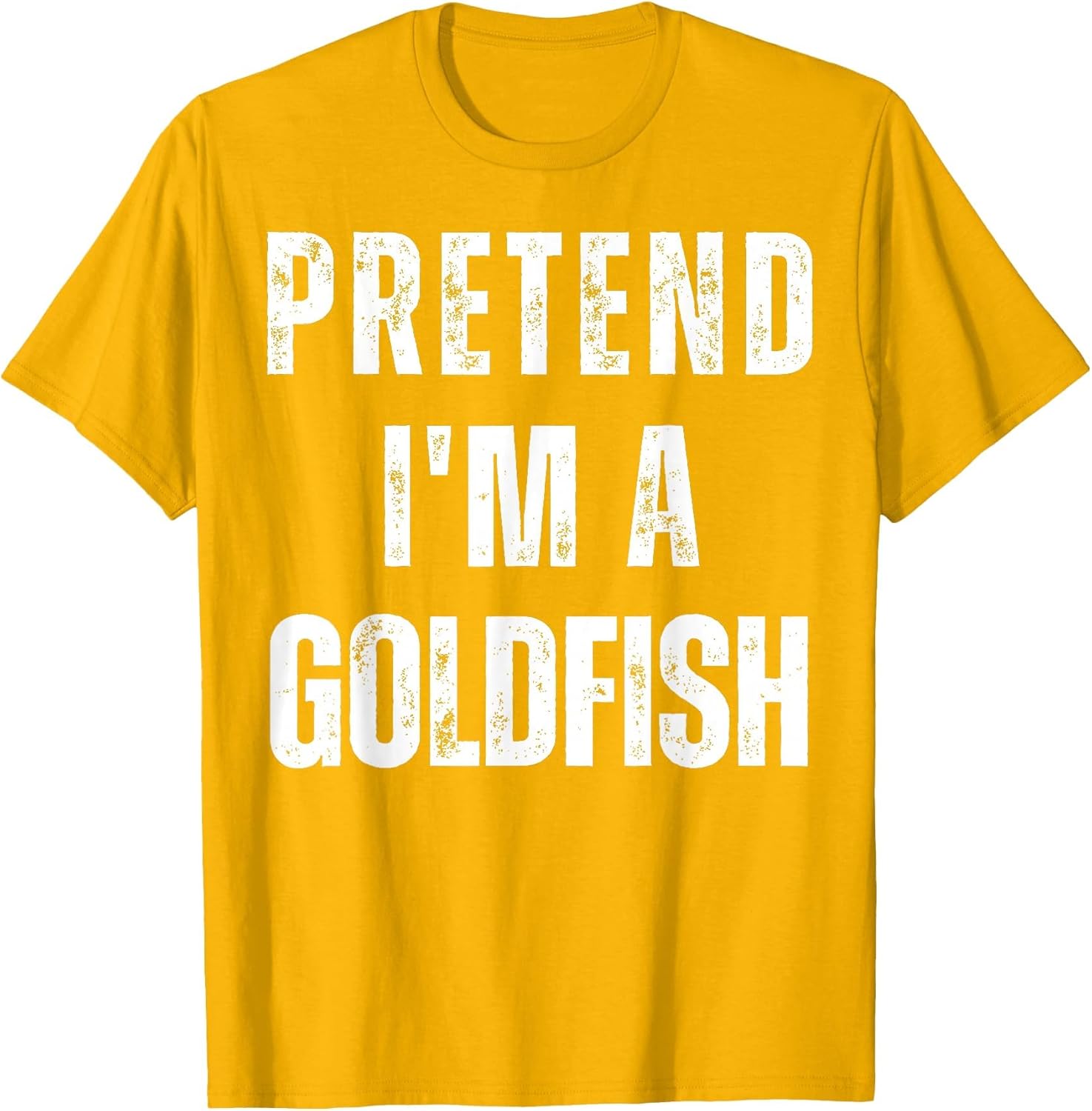 Pretend I'm a Goldfish Matching Costume Funny Halloween