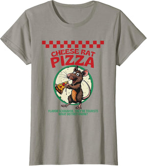 Cheese Rat Pizza Funny Women