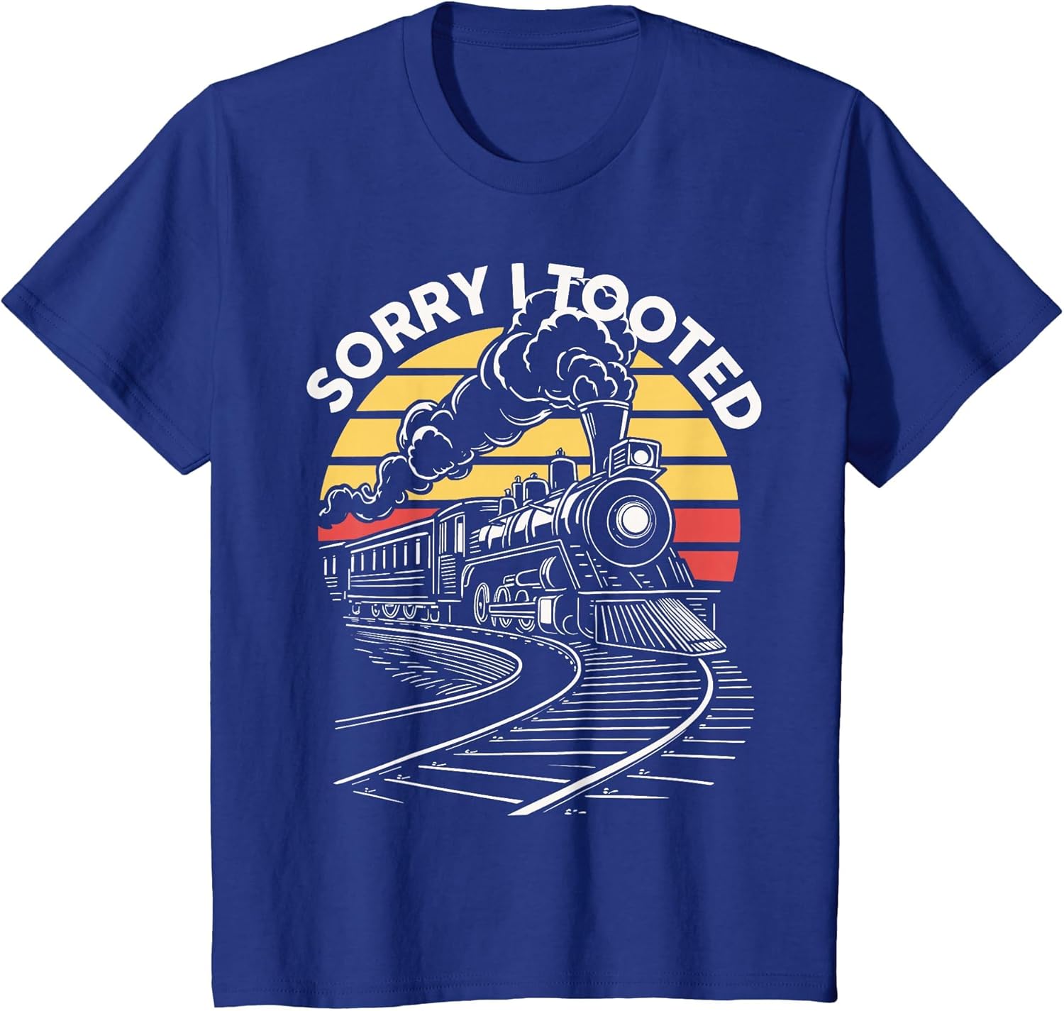 Kids Toddler Sorry I Tooted Train Locomotive Railroad Kids Boys