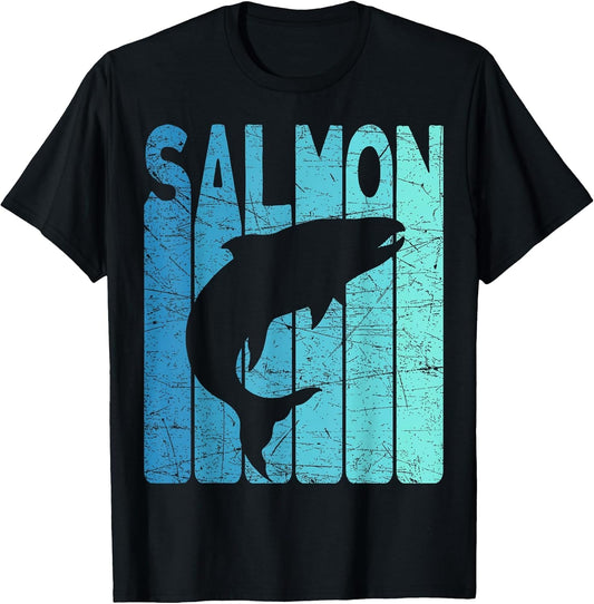 Salmon Vintage Salmon Fishing Retro Seafood
