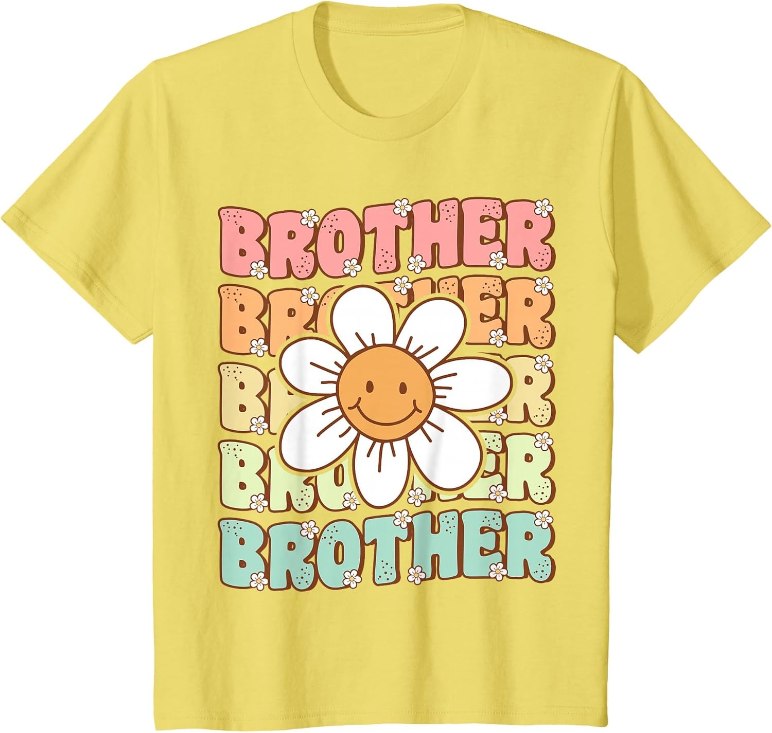 Groovy Brother Matching Family Birthday Party Daisy Flower
