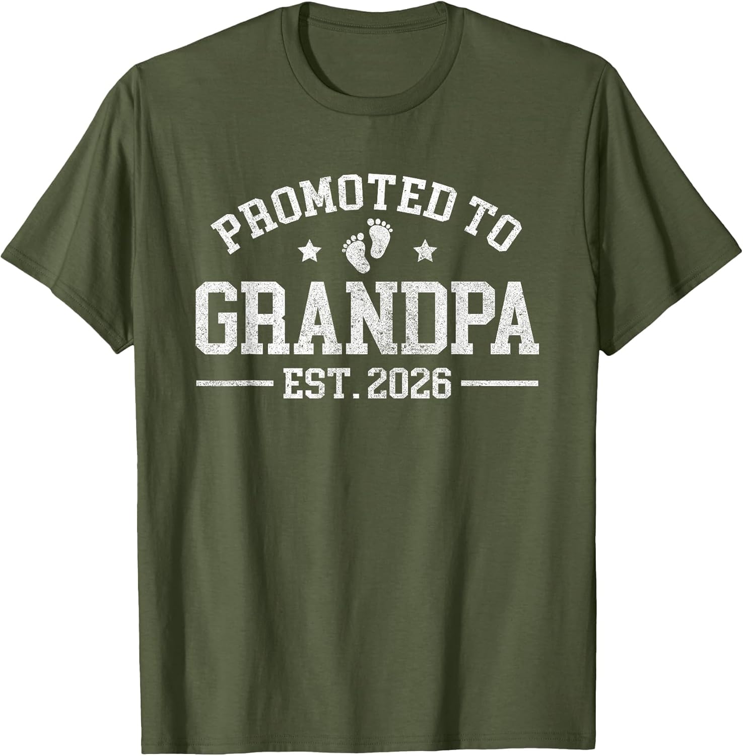Promoted to Grandpa est. 2026 Grandparents Baby Announcement