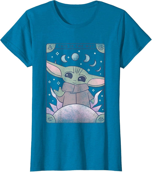 Star Wars The Mandalorian Grogu This Is The Way Retro Logo