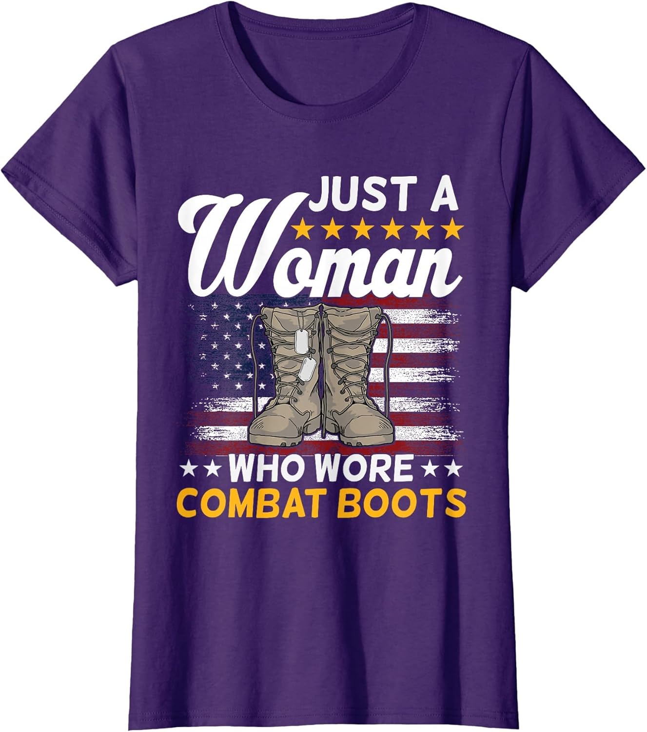 Just a Woman Who Wore Combat Boots Female Veteran Woman