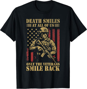 Veterans Smile Back Patriotic American Flag Veterans Day