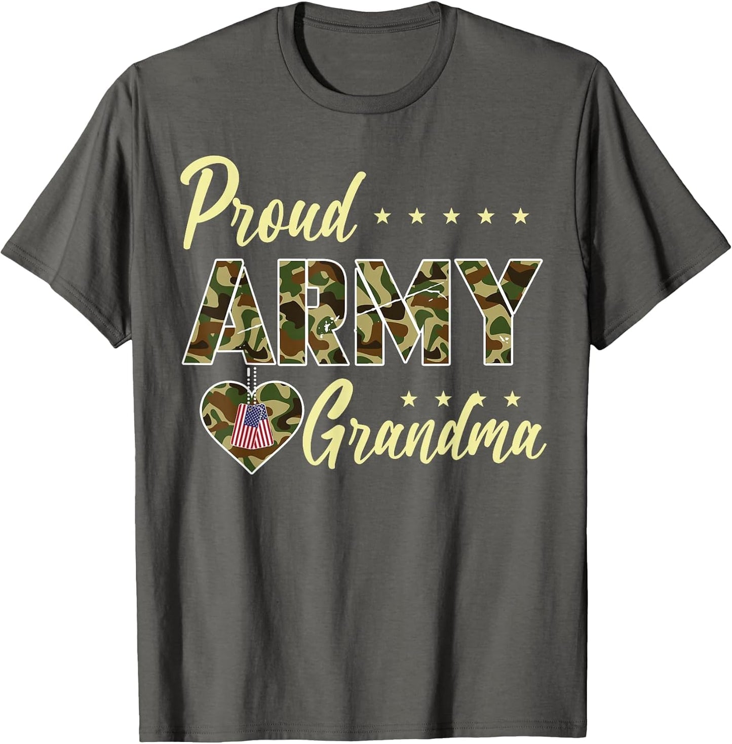 Proud Army Grandma Camouflage Soldier Family Love Military