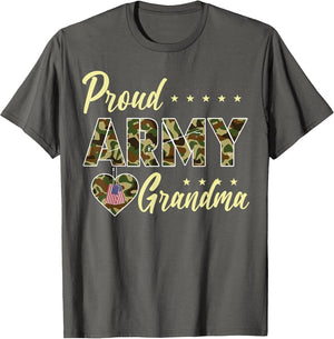 Proud Army Grandma Camouflage Soldier Family Love Military