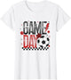 Game Day Retro Soccer Season Checkered Black & Red