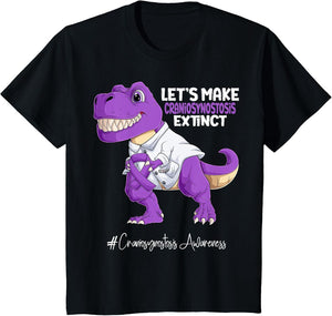Purple Ribbon Trex Craniosynostosis Awareness