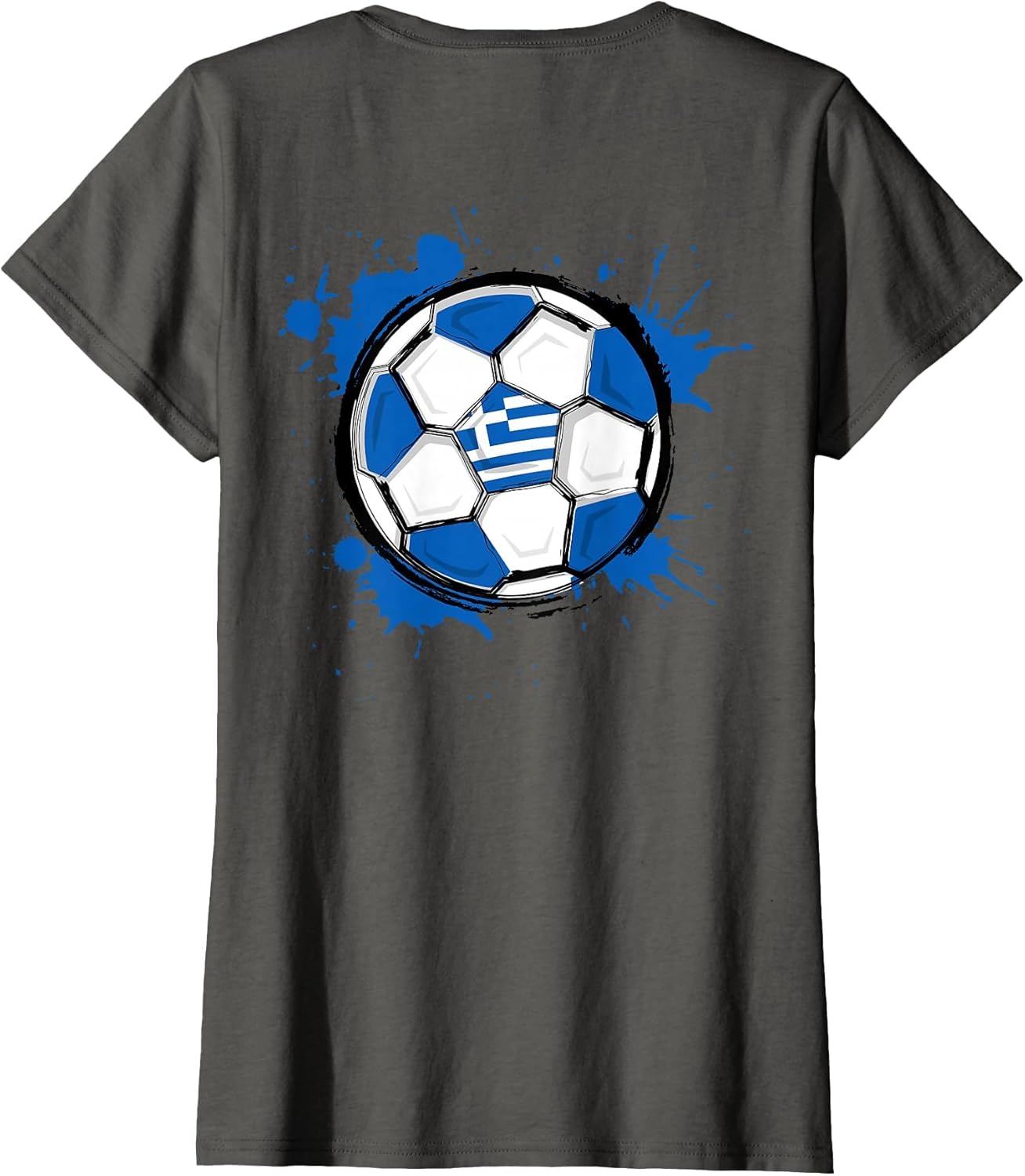 Splash Soccer Ball Greece Football Fans Jersey Greek Flag
