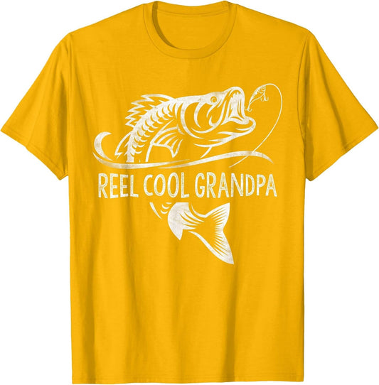 Reel Cool Grandpa Fishing Gifts Grandpa Father's Day