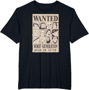 One Piece Anime Worst Generation Wanted Poster Collage